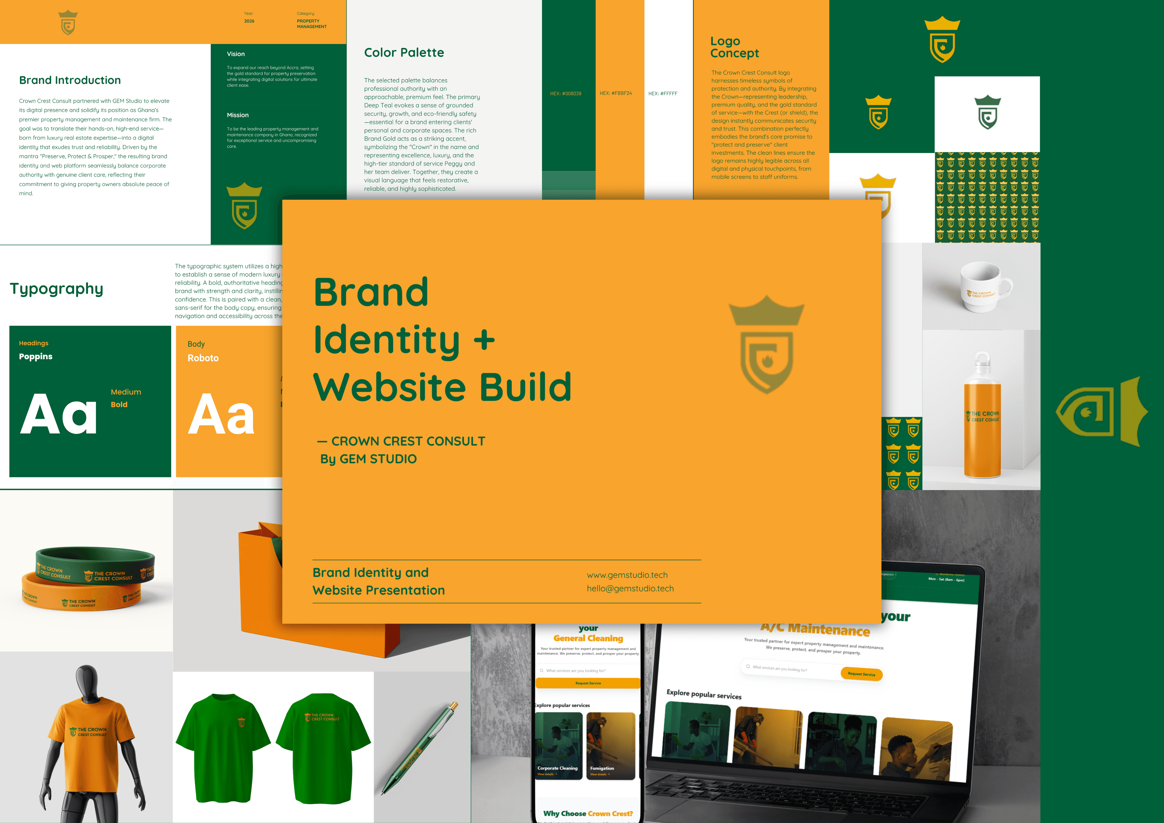 The Crown Crest Consult Brand Identity