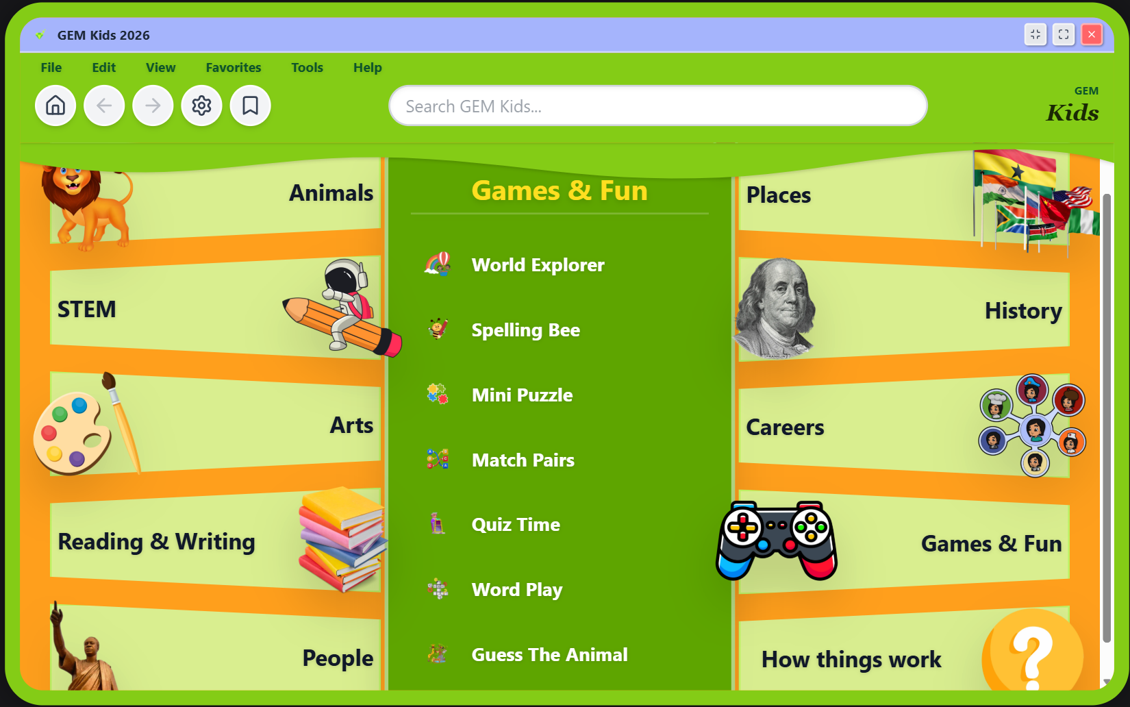 Games & Fun Category Thumbnail