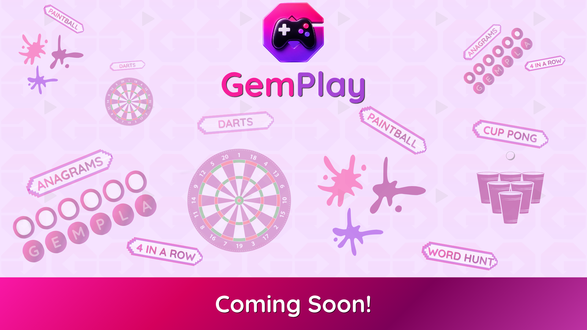GemPlay Coming Soon Background